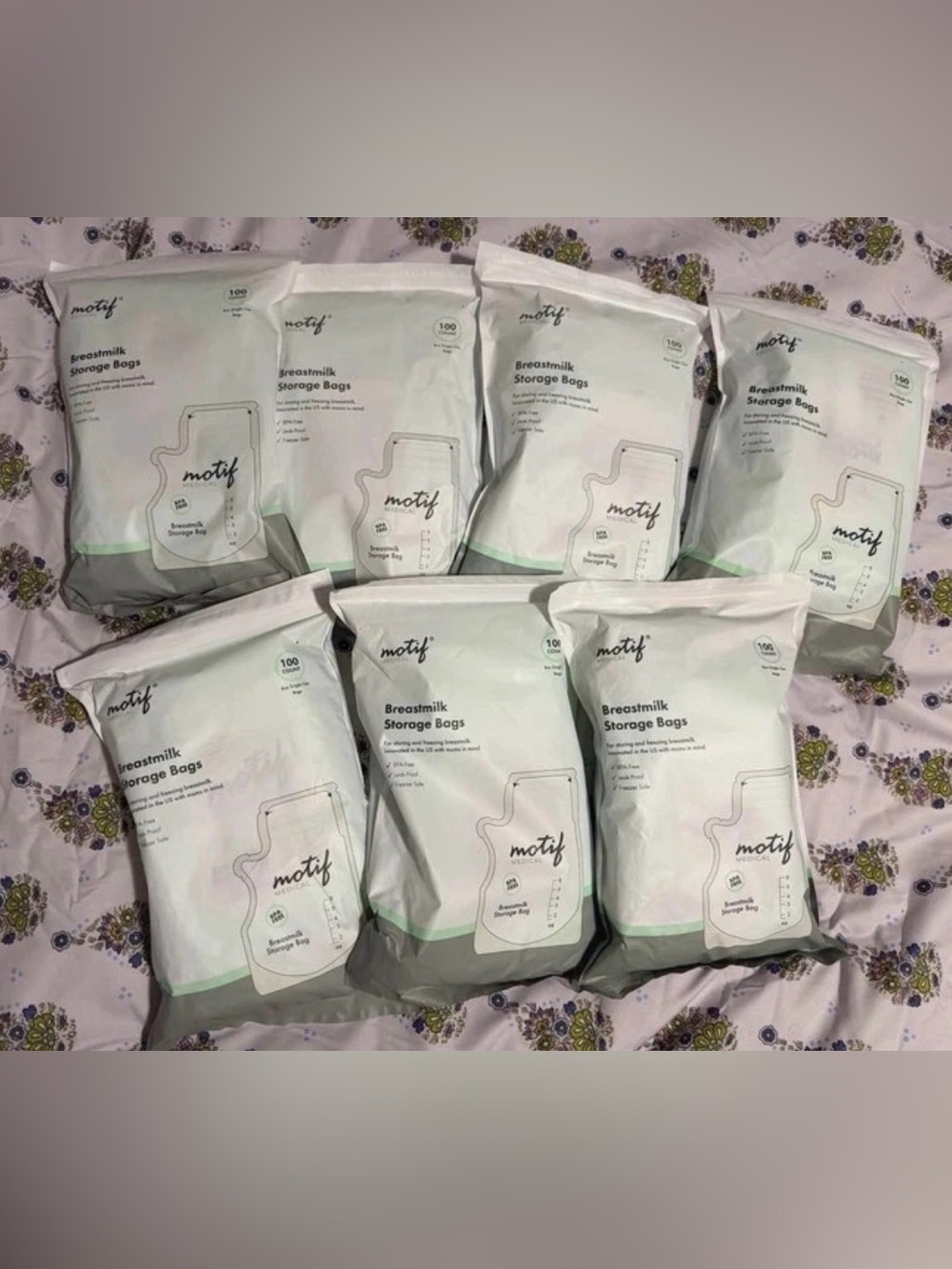 Breastmilk Storage Bags - Motif brand